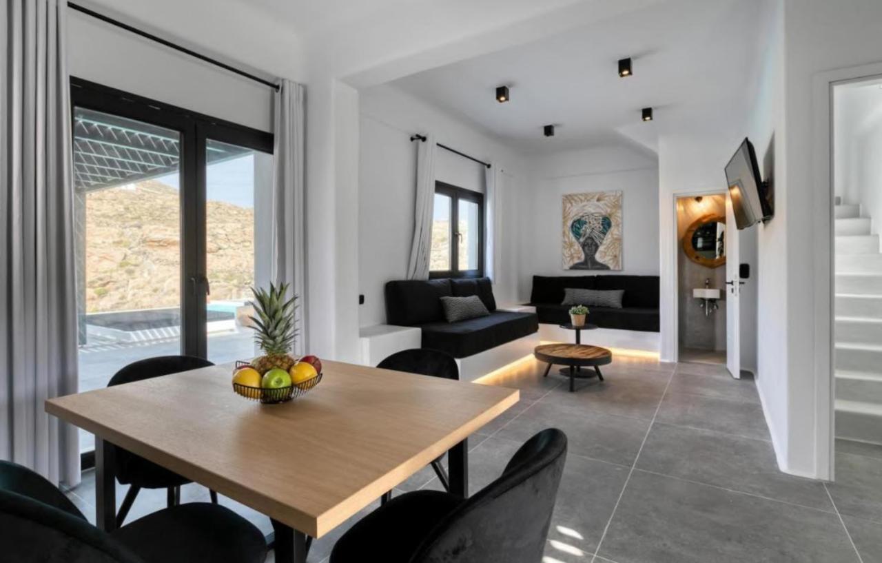 Black And White Villas Ftelia - Mykonos Mykonos Town Exterior photo