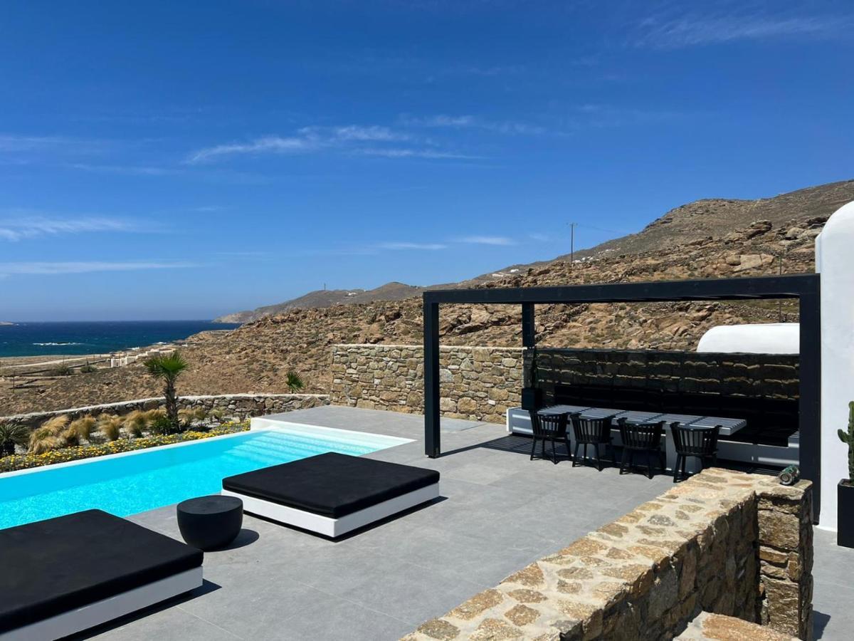 Black And White Villas Ftelia - Mykonos Mykonos Town Exterior photo