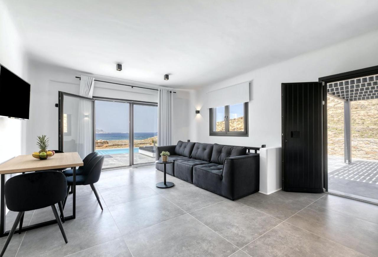 Black And White Villas Ftelia - Mykonos Mykonos Town Exterior photo
