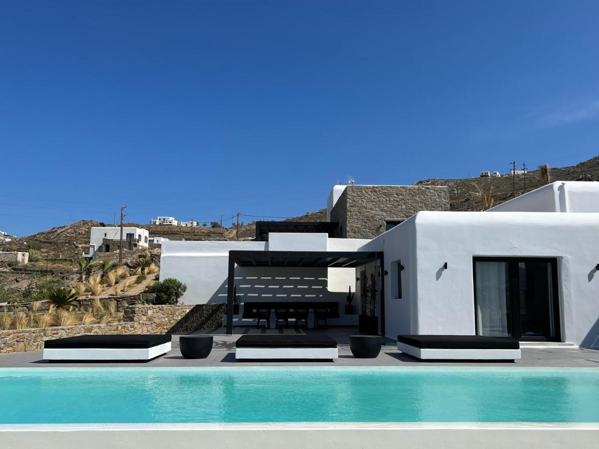 Black And White Villas Ftelia - Mykonos Mykonos Town Exterior photo