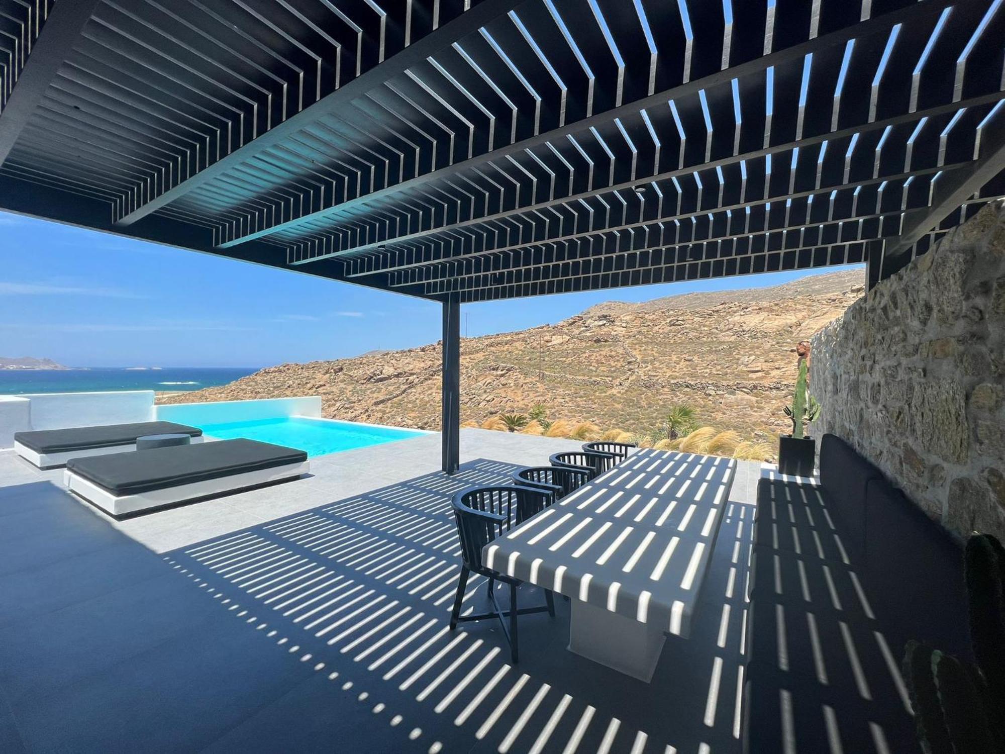 Black And White Villas Ftelia - Mykonos Mykonos Town Exterior photo